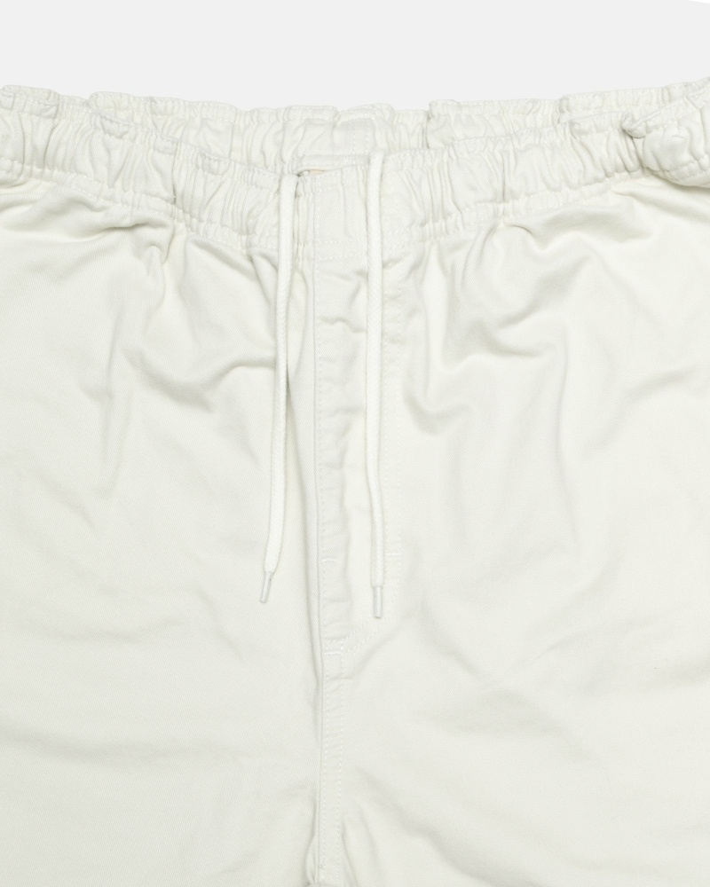 Beige Men's Stussy Brushed Shorts | AU0000636