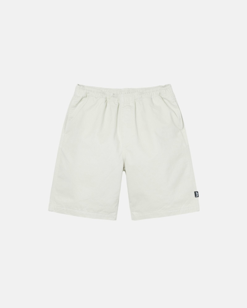 Beige Men\'s Stussy Brushed Shorts | AU0000636