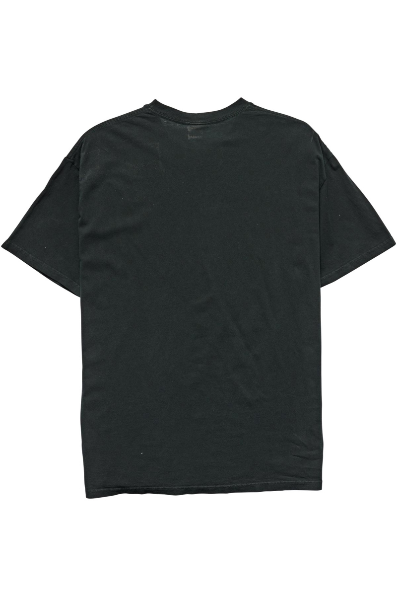 Black Men's Stussy City Circle SS T Shirts | AU0000121