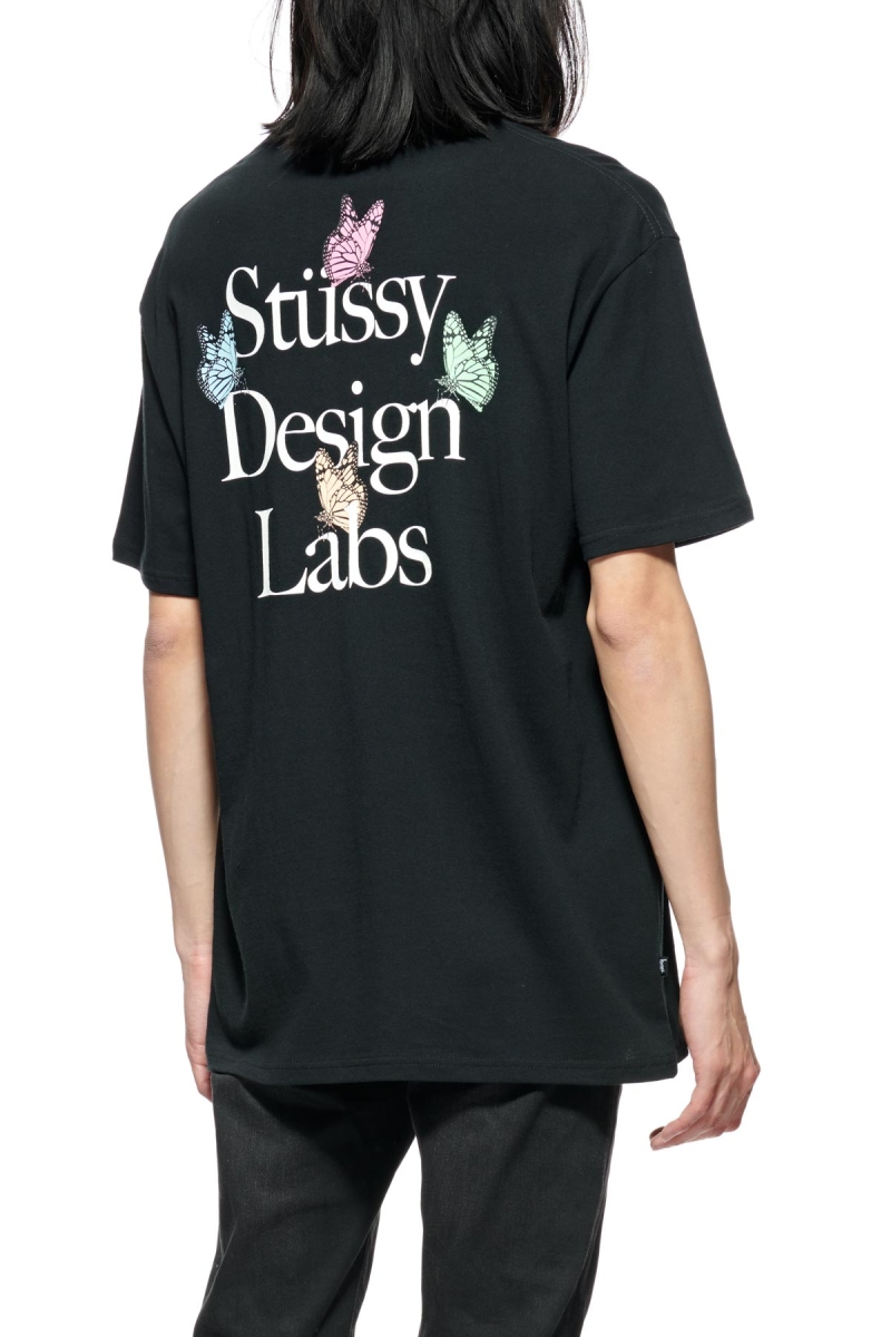 Black Men's Stussy Design Labs SS T Shirts | AU0000149