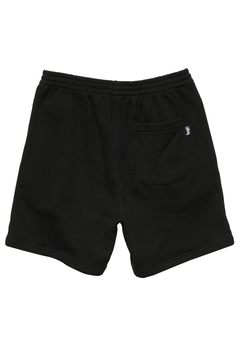 Black Men's Stussy Designs Terry Short Sportswear | AU0000759