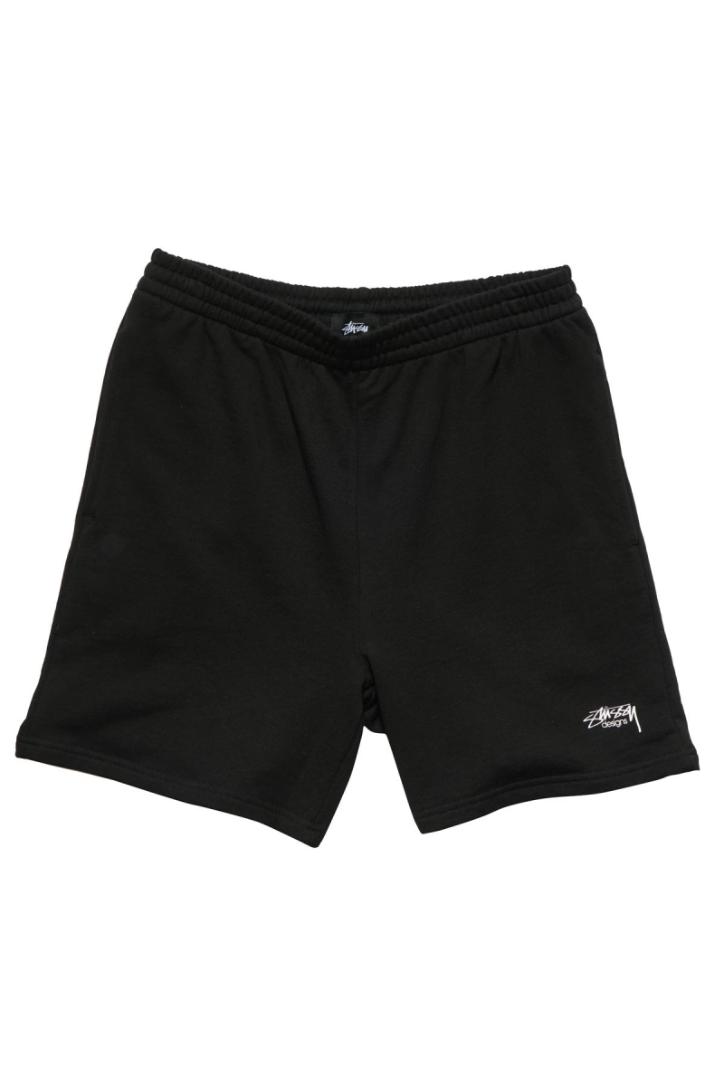 Black Men\'s Stussy Designs Terry Short Sportswear | AU0000759