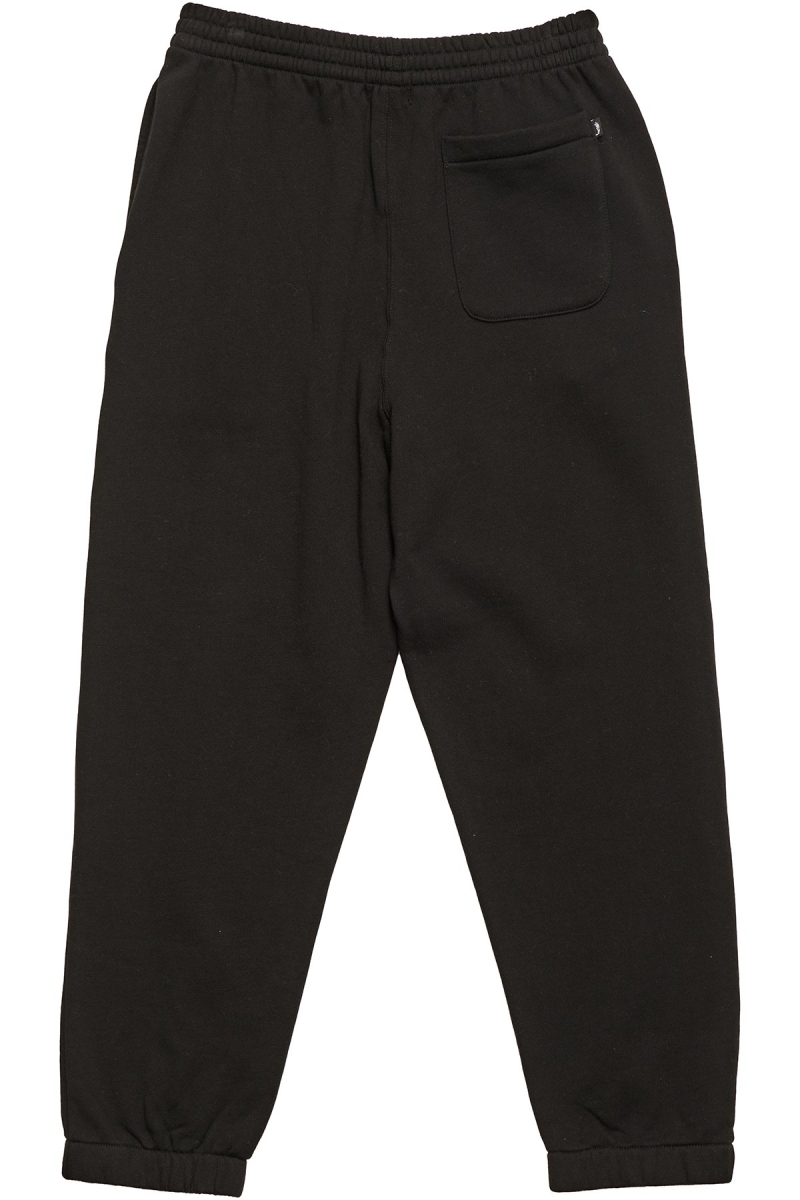 Black Men's Stussy Graffiti Fleece Trackpant Sportswear | AU0000765