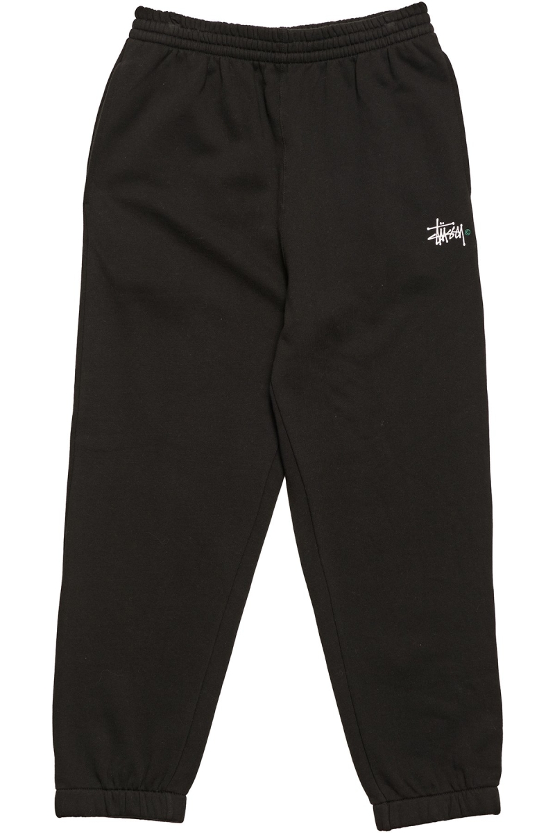 Black Men\'s Stussy Graffiti Fleece Trackpant Sportswear | AU0000765