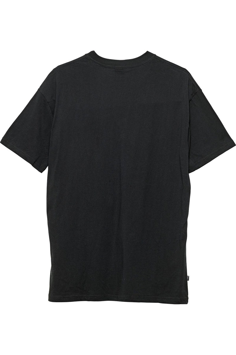 Black Men's Stussy Graffiti Pocket T Shirts | AU0000182