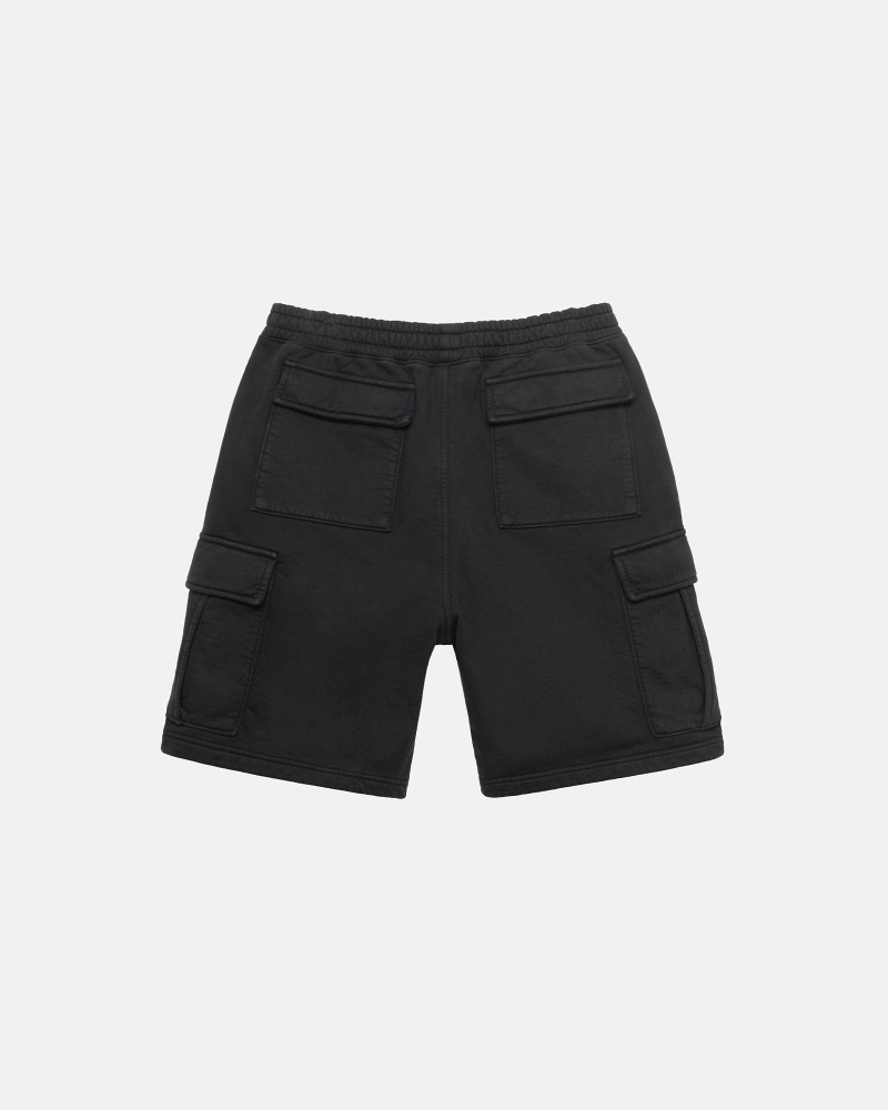 Black Men's Stussy Sport Cargo Shorts | AU0000680