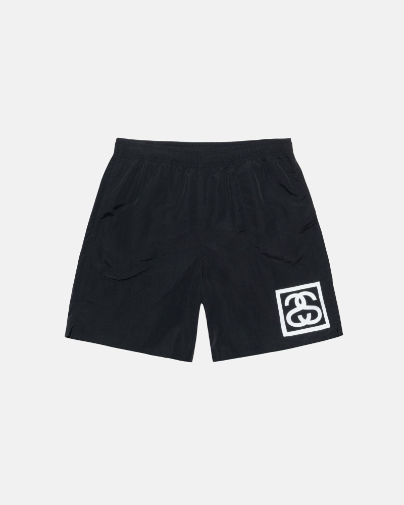 Black Men\'s Stussy Ss-Link Shorts | AU0000683