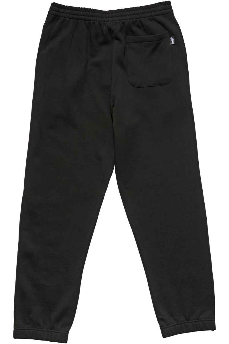 Black Men's Stussy World Tour Track Pants | AU0001016