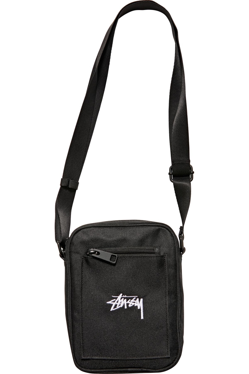 Black Women\'s Stussy Stock Messenger Bags | AU0000368