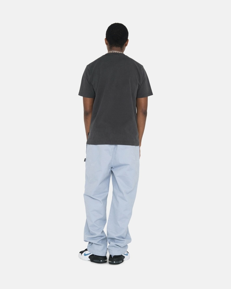 Blue Men's Stussy Brushed Beach Pants | AU0000540