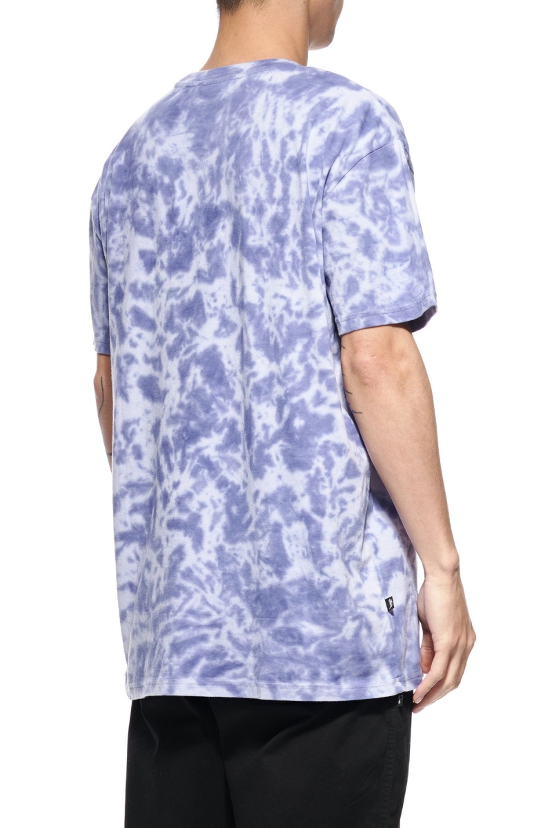 Blue Men's Stussy Designs Tie Dye T Shirts | AU0000155