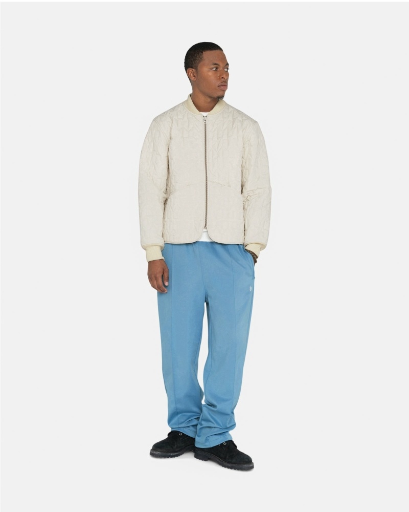 Blue Men's Stussy Poly Track Pants | AU0001000