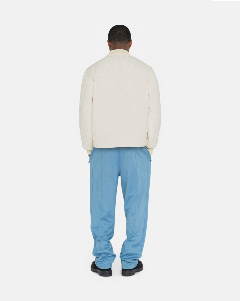 Blue Men's Stussy Poly Track Pants | AU0001000