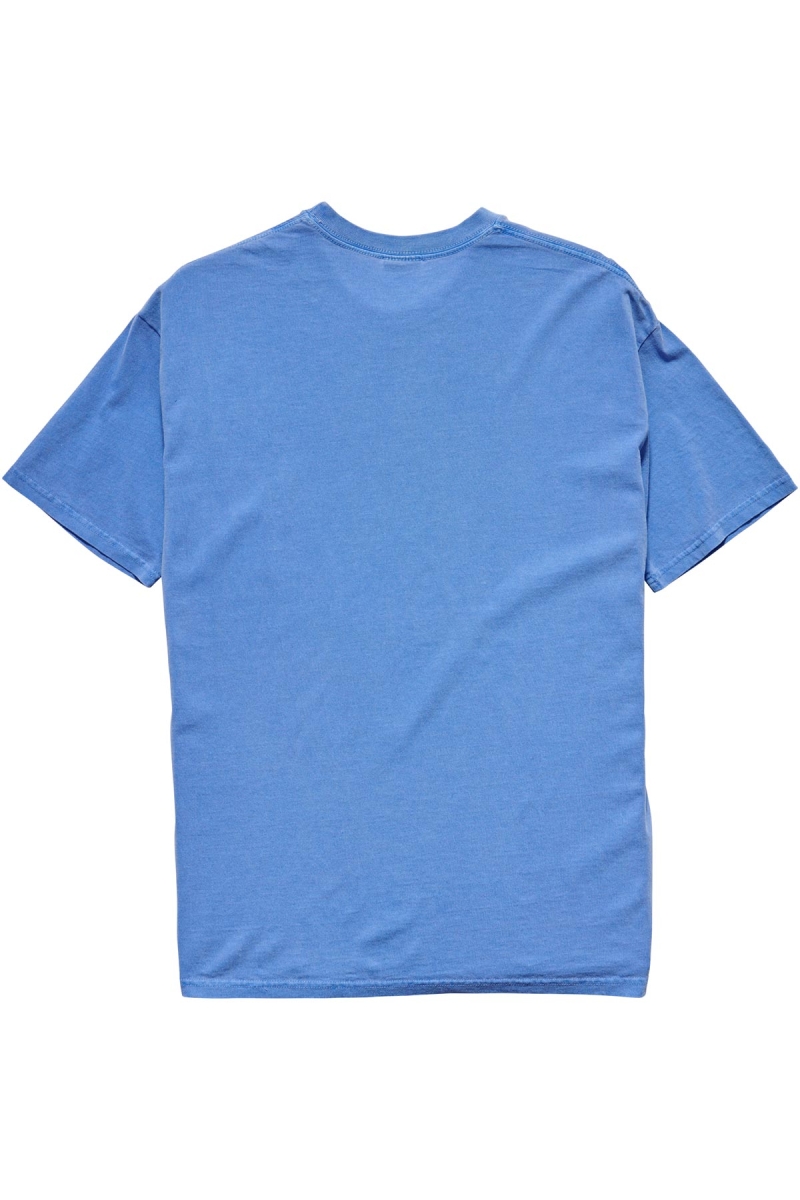 Blue Men's Stussy Shadow Stock SS T Shirts | AU0000263