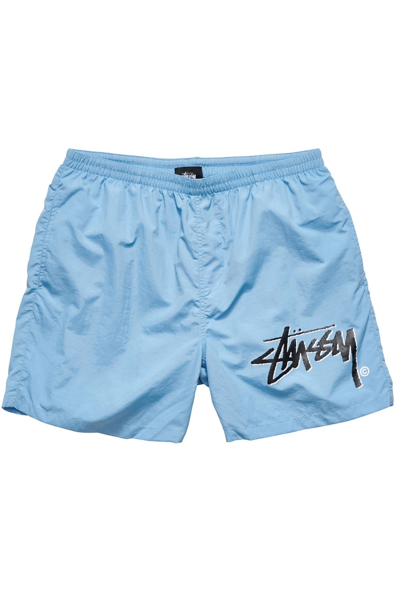 Blue Men\'s Stussy Stock Taslon Big Beach Shorts | AU0000699