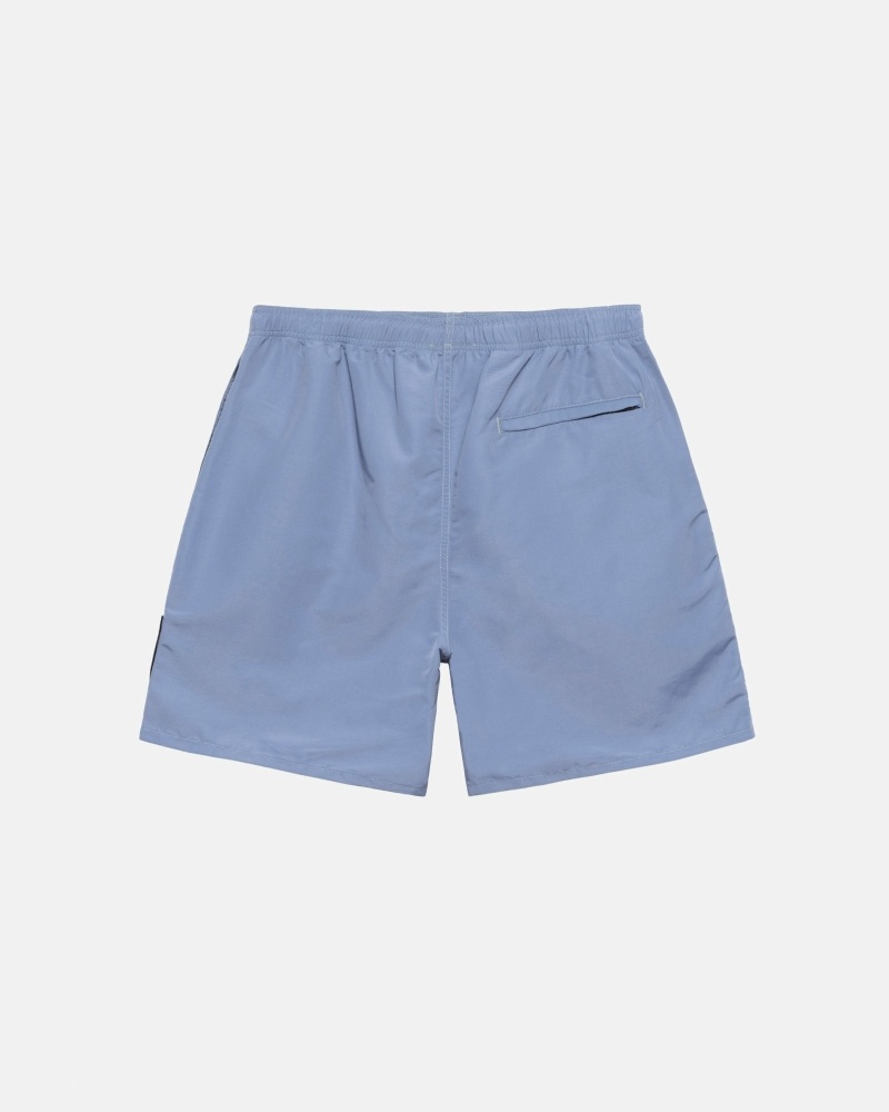 Blue Men's Stussy Surfman Patch Shorts | AU0000703