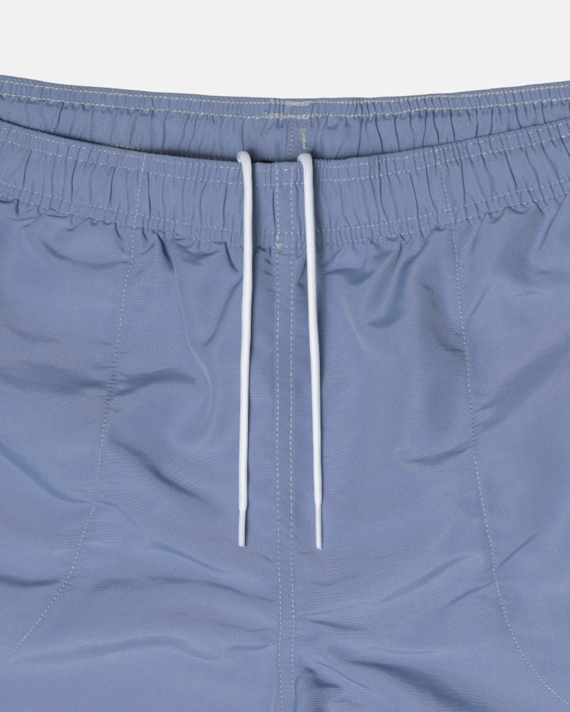 Blue Men's Stussy Surfman Patch Shorts | AU0000703