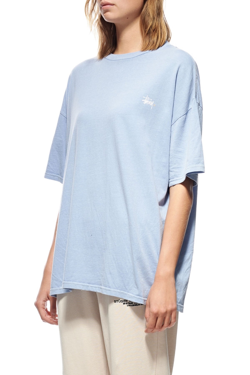 Blue Women's Stussy Graffiti T Shirts | AU0000192