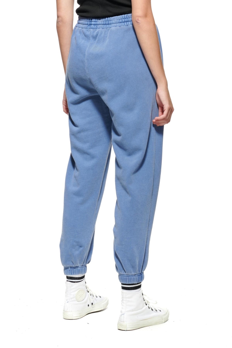 Blue Women's Stussy Laguna Overdye Marle Track Pants | AU0000986