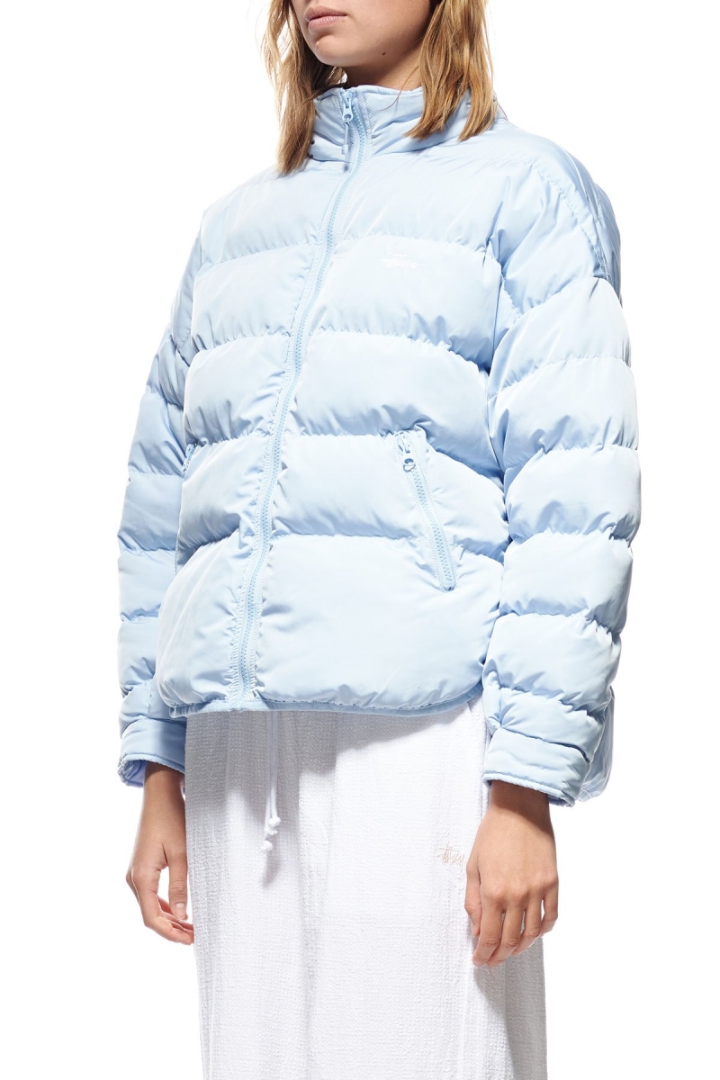 Blue Women's Stussy River Lightweight Puffa Jackets | AU0000354