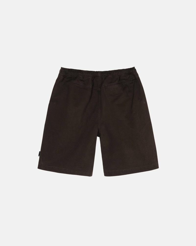 Brown Men's Stussy Brushed Shorts | AU0000634