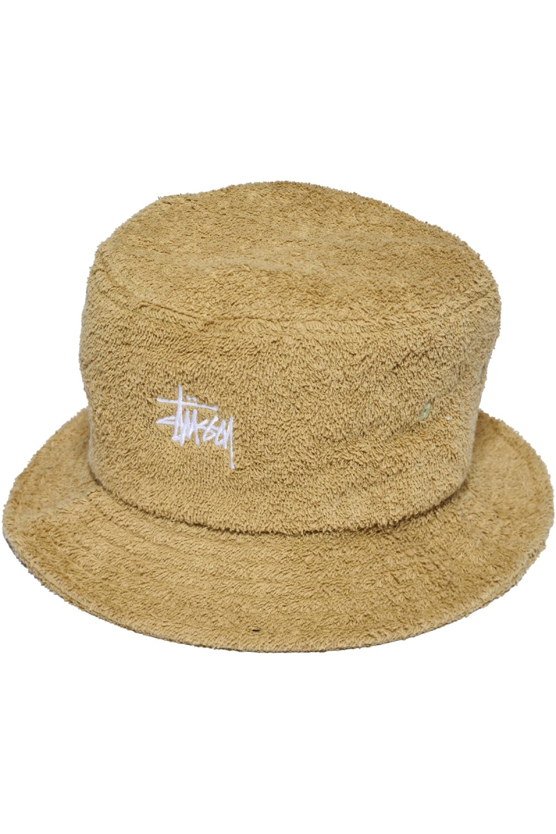 Brown Men\'s Stussy Graffiti Terry Bucket Hats | AU0000463