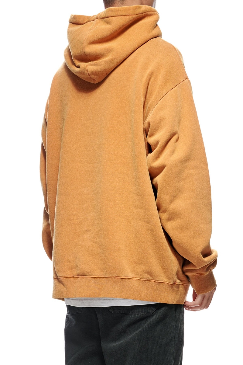 Brown Men's Stussy Italic Pigment Hoodies | AU0000048