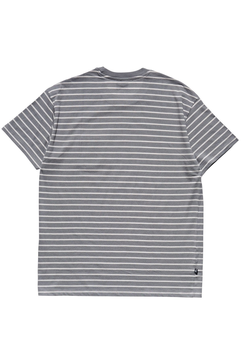 Brown Men's Stussy Kalorama Stripe SS T Shirts | AU0000231