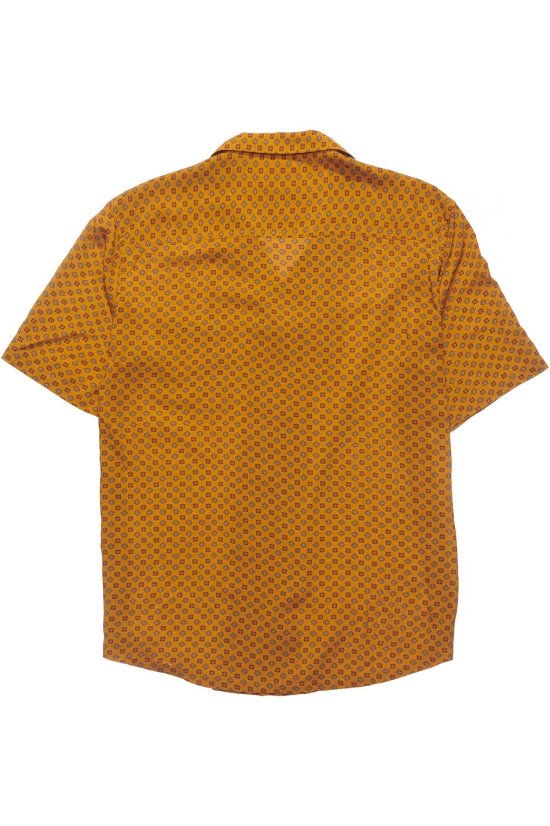 Brown Men's Stussy Liberty SS Shirts | AU0000317