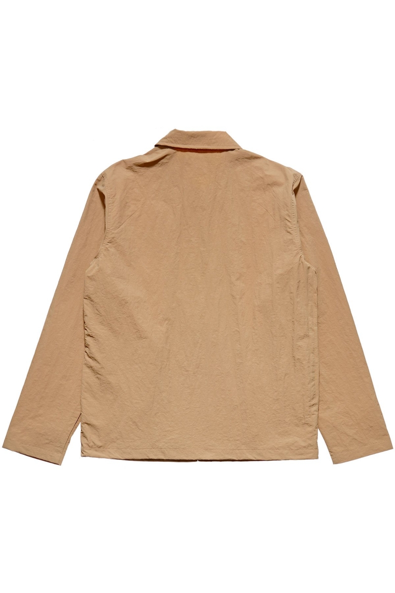 Brown Men's Stussy Sid Taslon Jackets | AU0000361