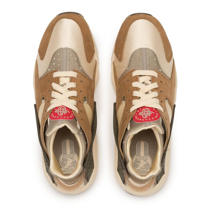 Brown Unisex Stussy & Nike Air Huarache Shoes | AU0000608