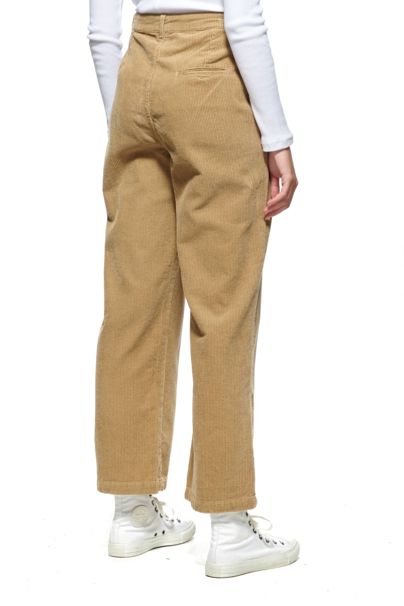 Brown Women's Stussy Claudette Cord Pants | AU0000554