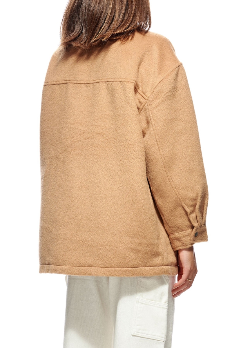 Brown Women's Stussy Fields Worker Jackets | AU0000337