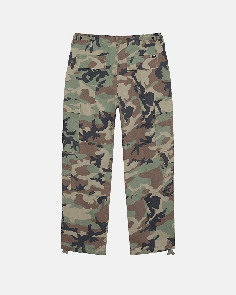 Camo Men's Stussy Ripstop Surplus Cargo Pants | AU0000589