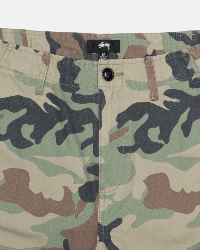 Camo Men's Stussy Ripstop Surplus Cargo Pants | AU0000589