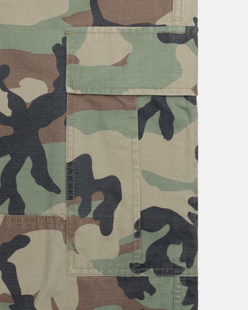 Camo Men's Stussy Ripstop Surplus Cargo Pants | AU0000589