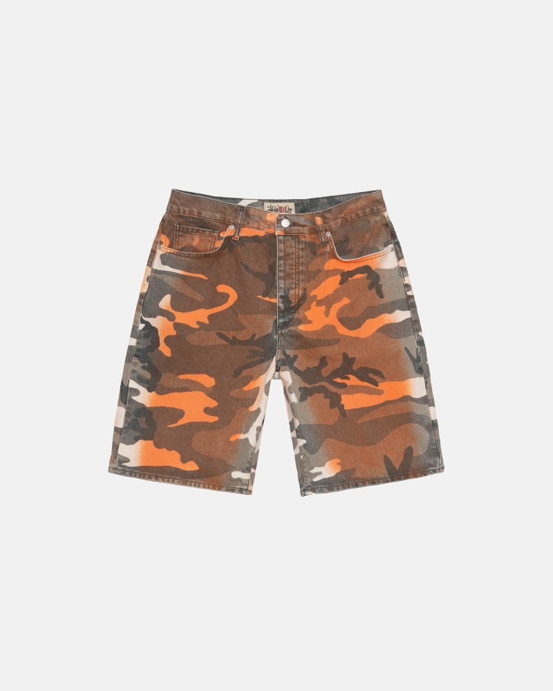 Camo Men\'s Stussy Spray Dye Big O Shorts Shorts | AU0000681