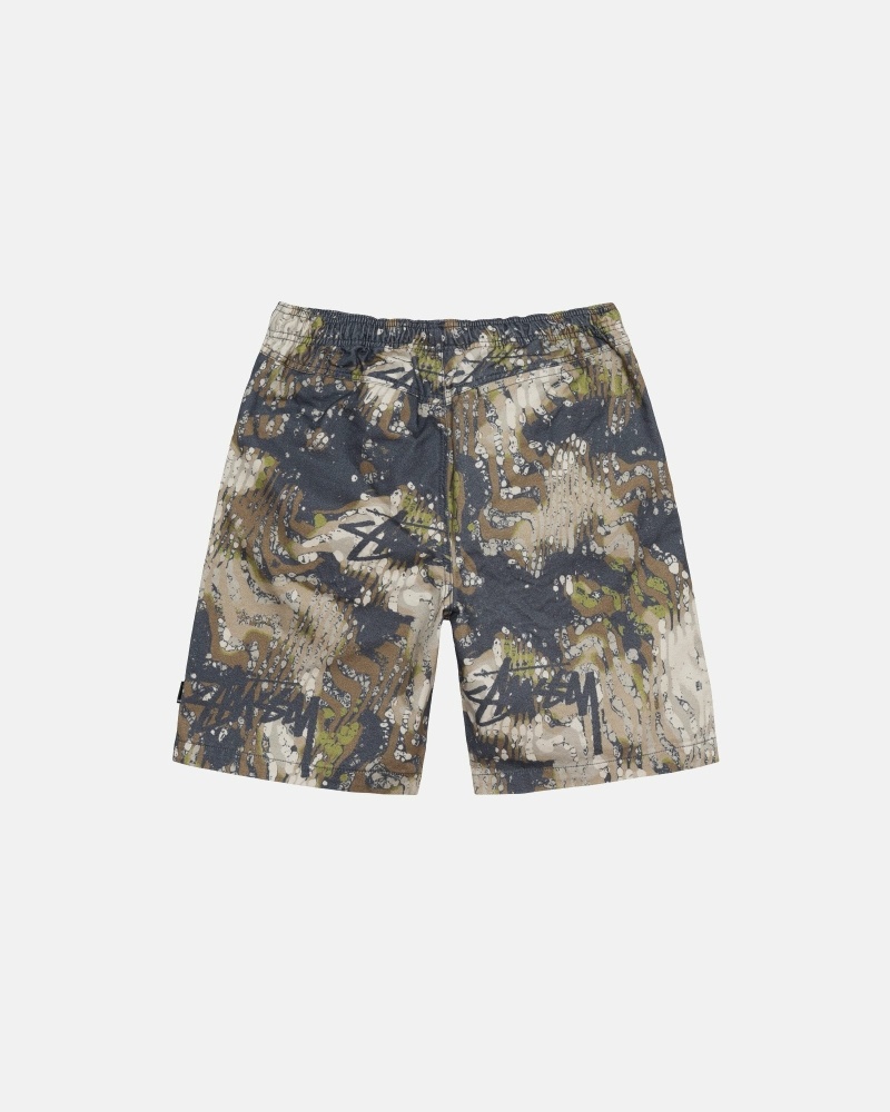 Camo Men's Stussy Veil Camo Shorts | AU0000709