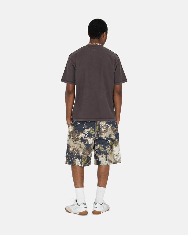 Camo Men's Stussy Veil Camo Shorts | AU0000709