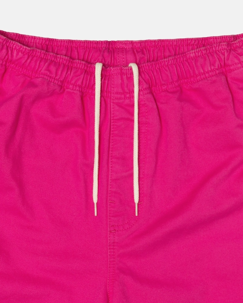 Fuchsia Men's Stussy Brushed Shorts | AU0000633