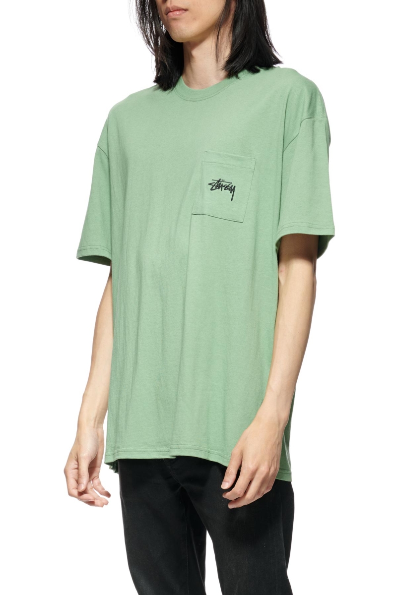 Green Men's Stussy Design Labs SS T Shirts | AU0000148