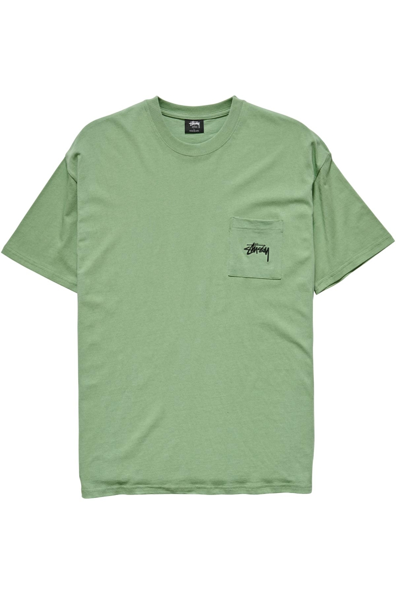 Green Men\'s Stussy Design Labs SS T Shirts | AU0000148