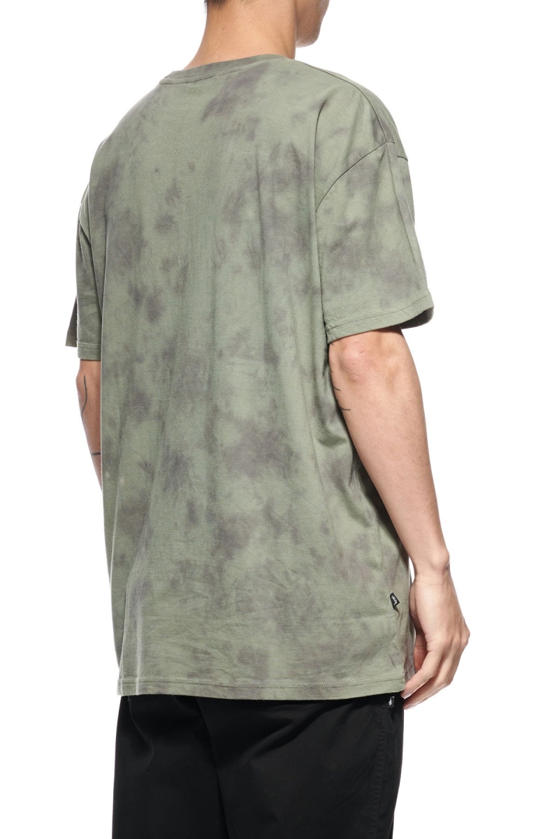 Green Men's Stussy Designs Tie Dye T Shirts | AU0000154