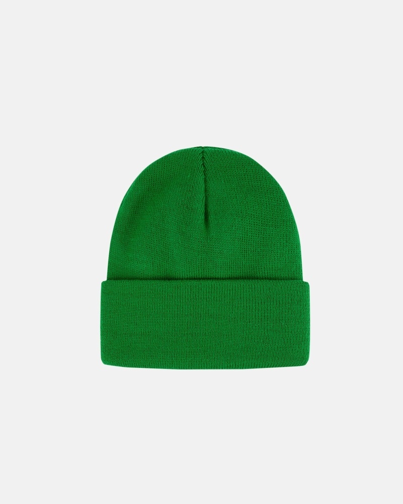 Green Men's Stussy Stock Cuff Beanie | AU0000485