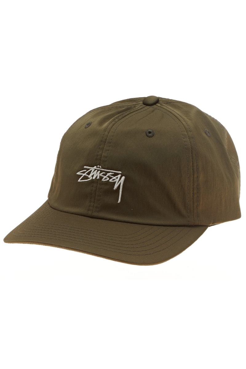 Green Men\'s Stussy Stock Low Pro Hats | AU0000496