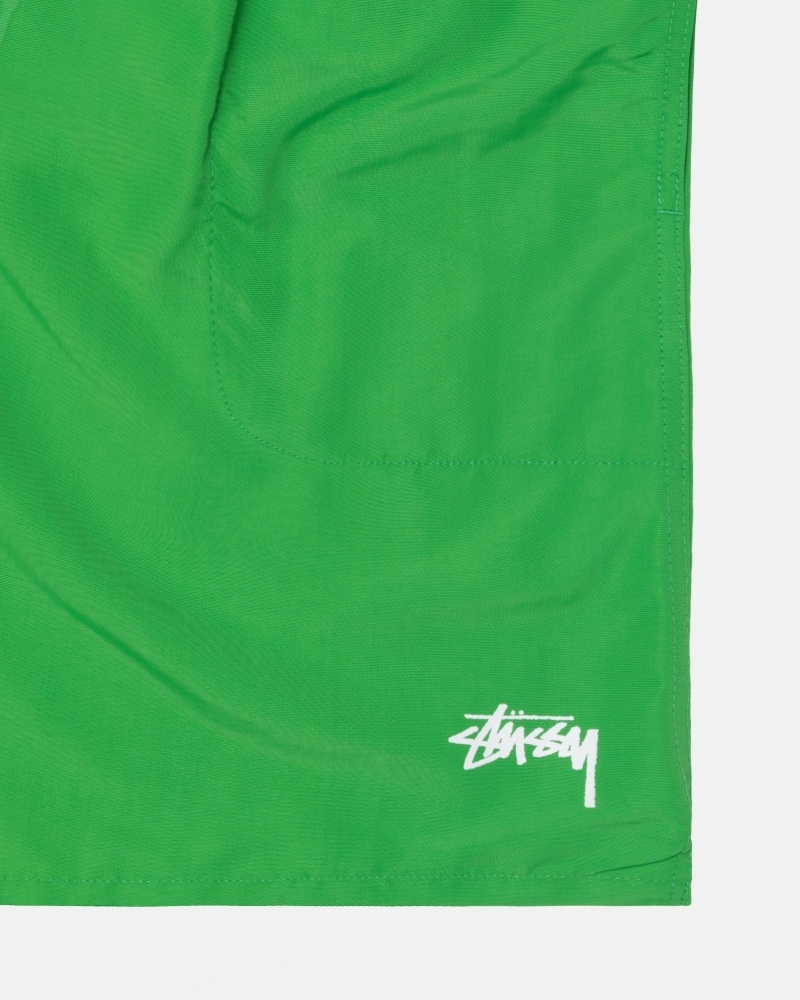 Green Men's Stussy Stock Shorts | AU0000692