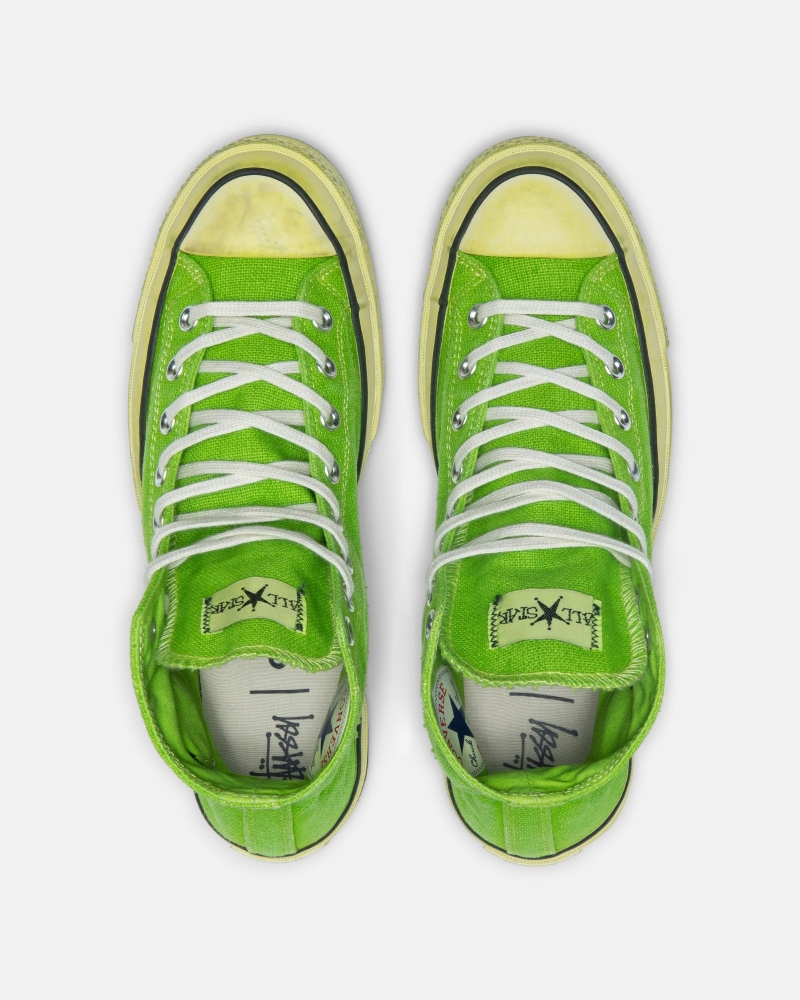 Green Unisex Stussy & Our Legacy Work Shop Converse Shoes | AU0000616