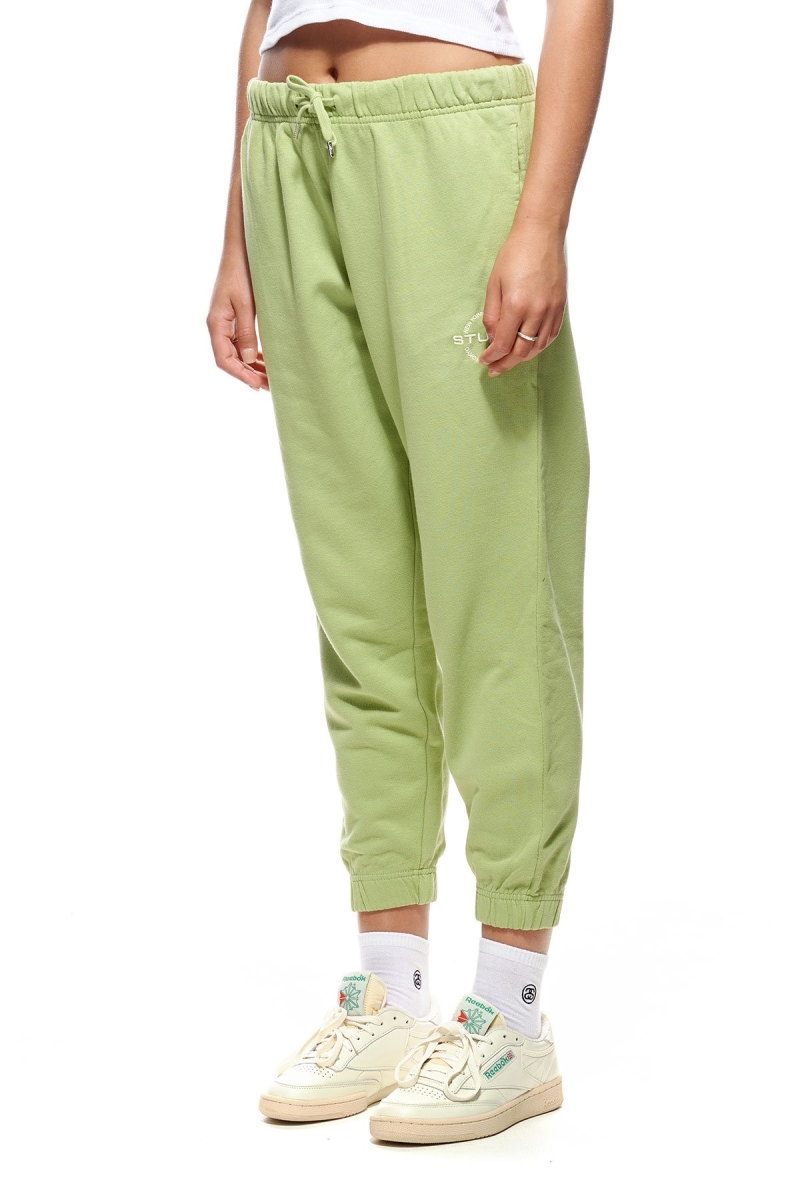 Green Women's Stussy City Circle Trackpant Track Pants | AU0000981