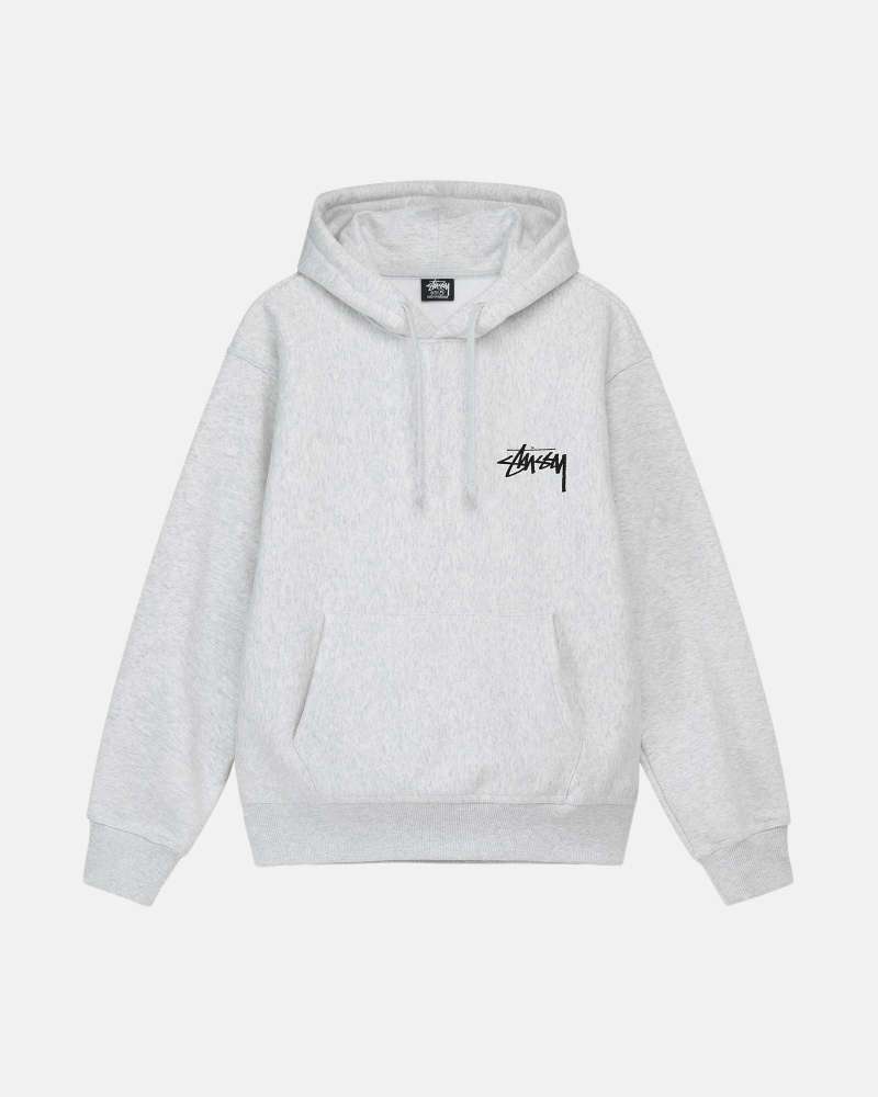 Grey Men's Stussy Diced Out Hoodies | AU0000035