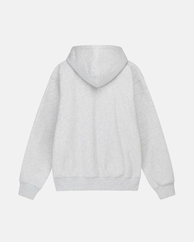 Grey Men's Stussy Stock Box Hoodies | AU0000076